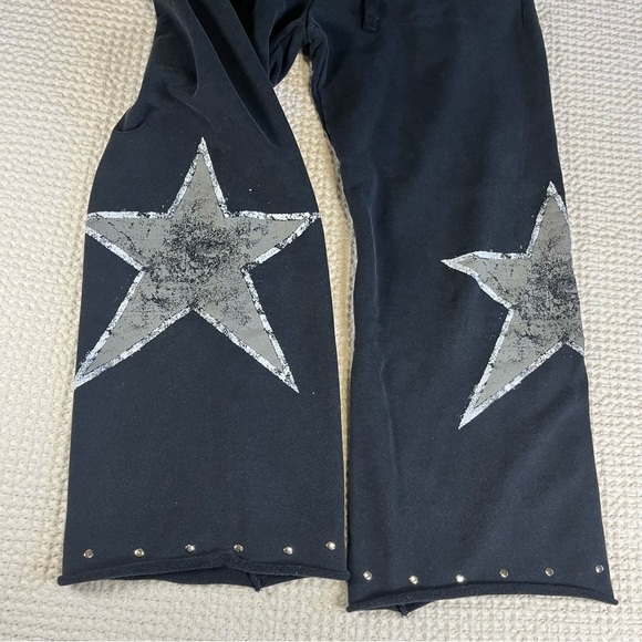 VAGUE Star Studded Baggy Wide Leg Sweatpants unisex - Picture 3 of 8